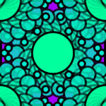green and purple